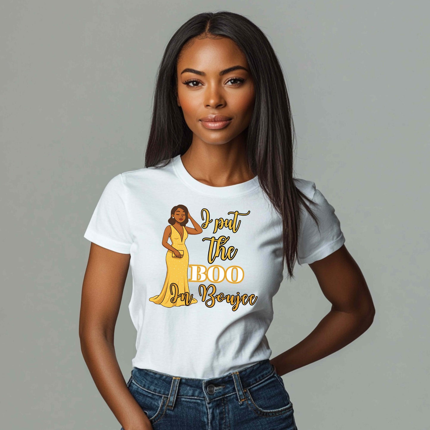 A classy lady , I put the boo in Boujee . T-Shirt