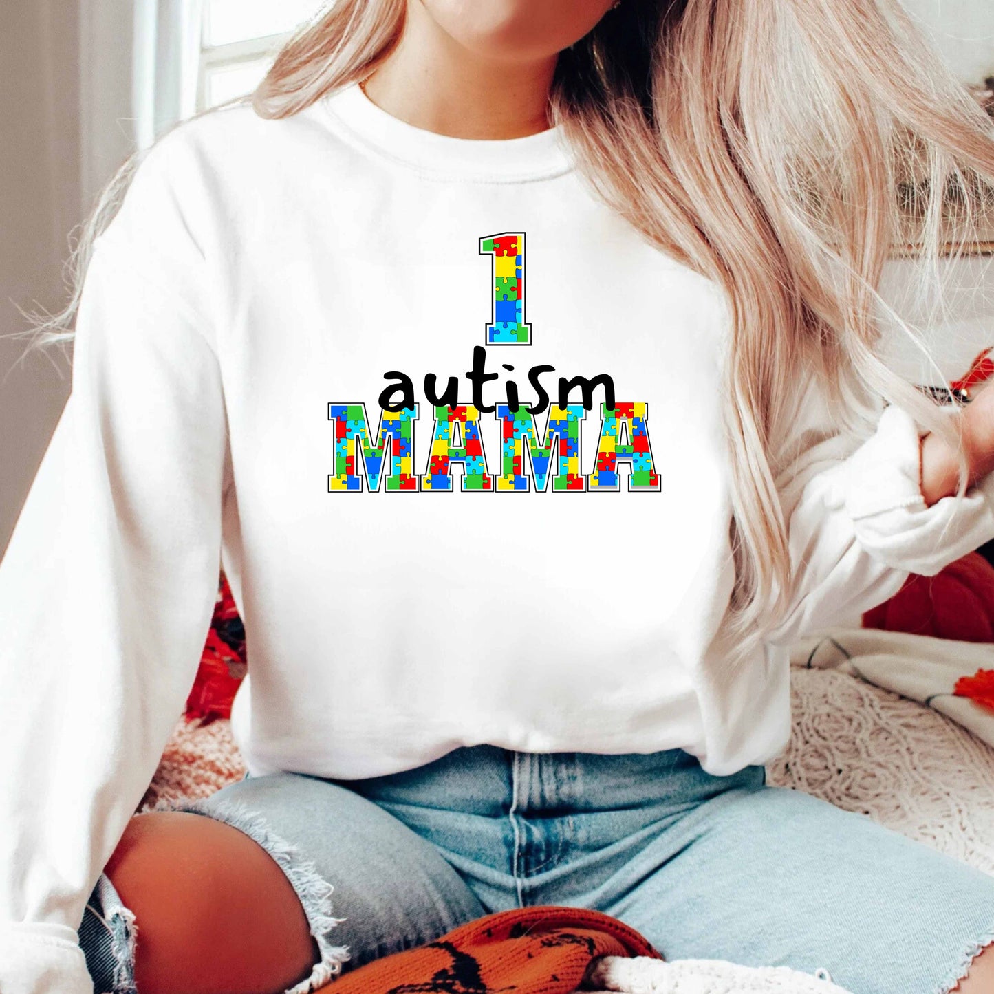 1 autism mama   Pullover Hoodie