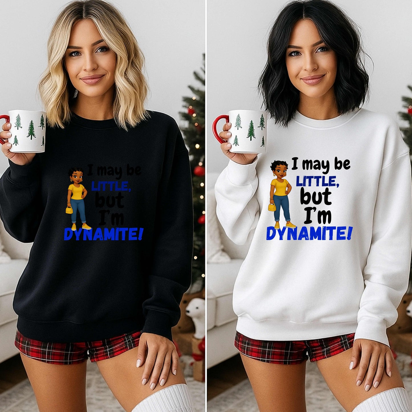 i may be little   Crewneck Pullover Sweatshirt