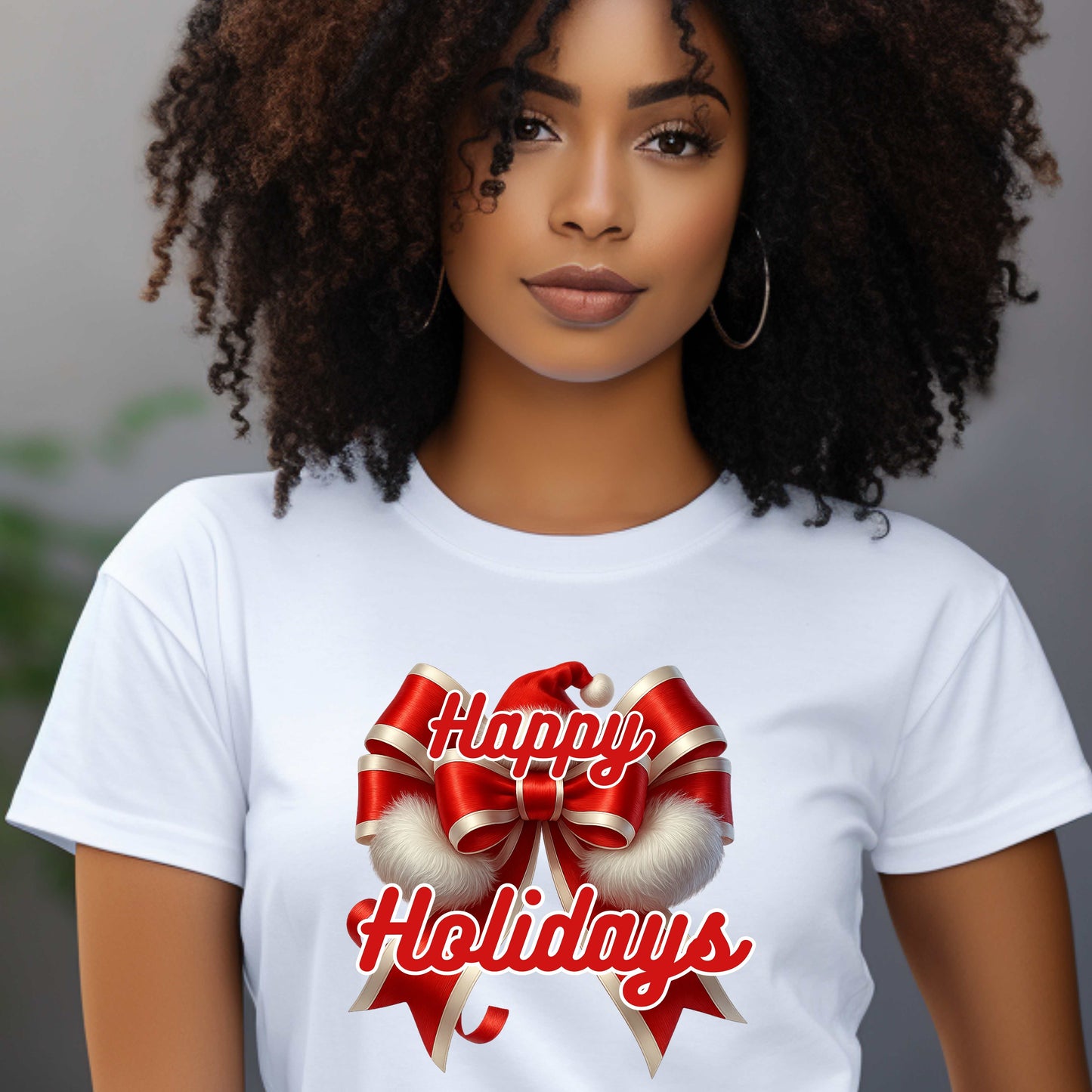 holiday Christmas bow. T-Shirt