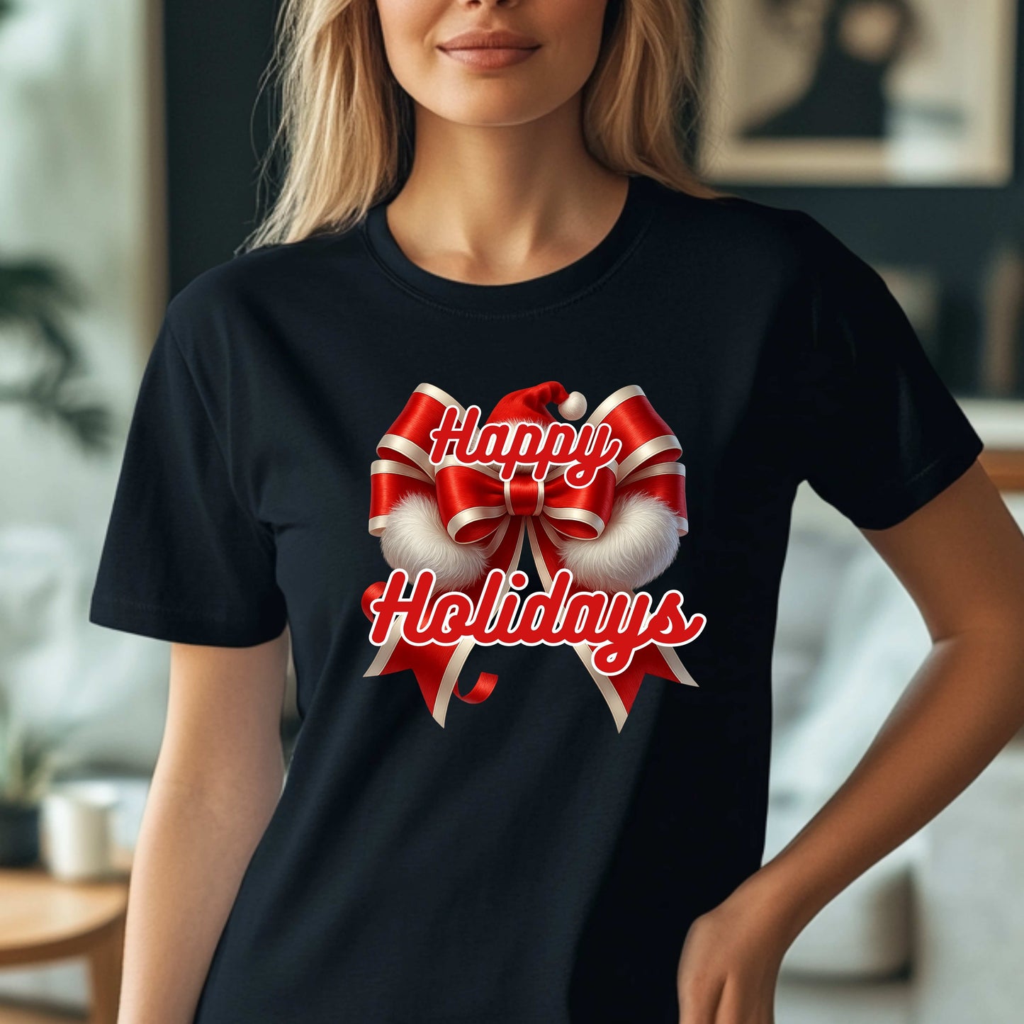 holiday Christmas bow. T-Shirt