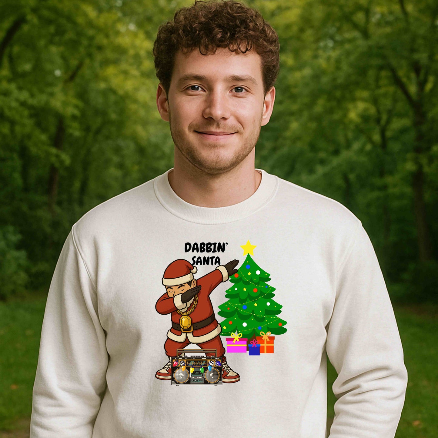 CHINEESE DABBIN SANTA   Pullover Hoodie