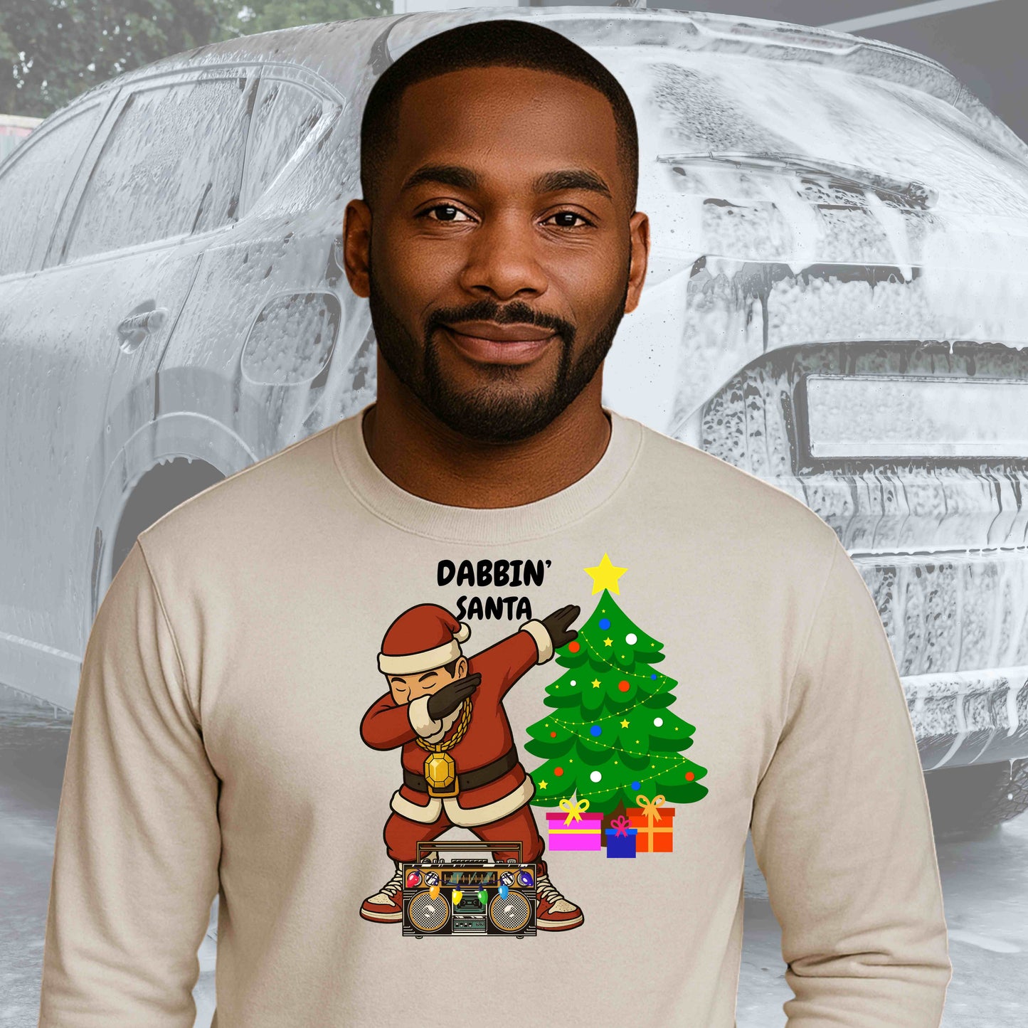 CHINEESE DABBIN SANTA   Pullover Hoodie