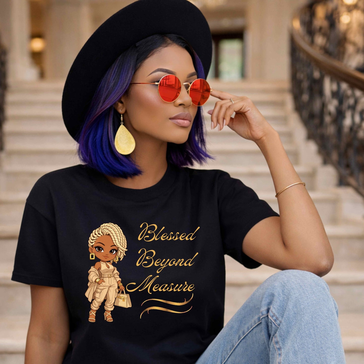 BLESSED BEYOND MEASURES . T-Shirt