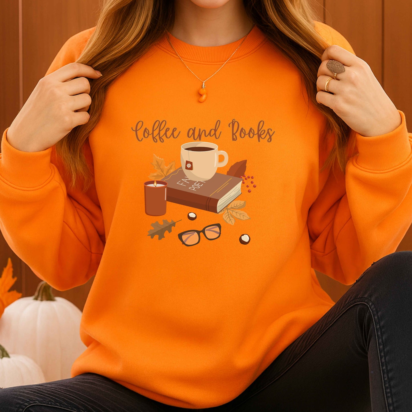 COFFEE & BOOKS   Pullover Hoodie