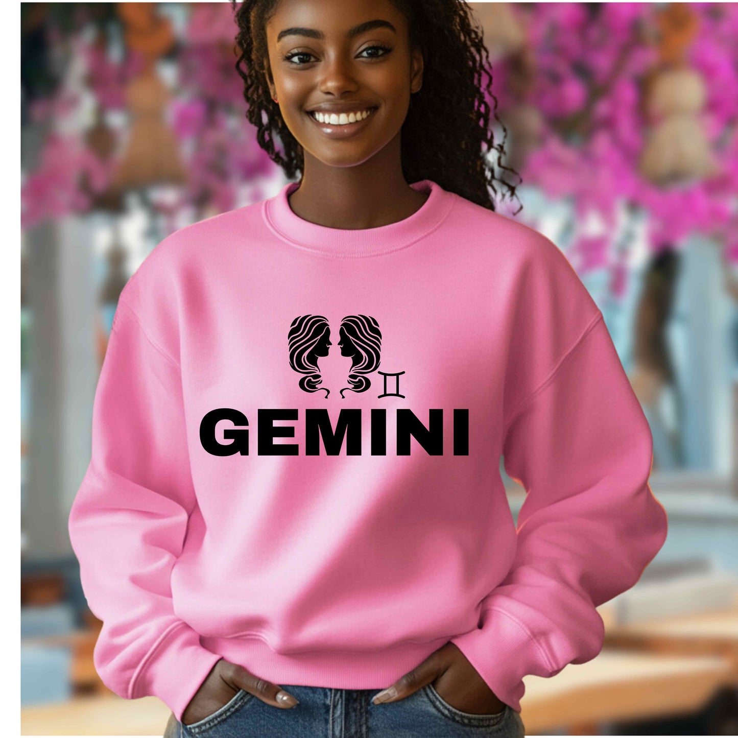 GEMINI  Crewneck Pullover Sweatshirt