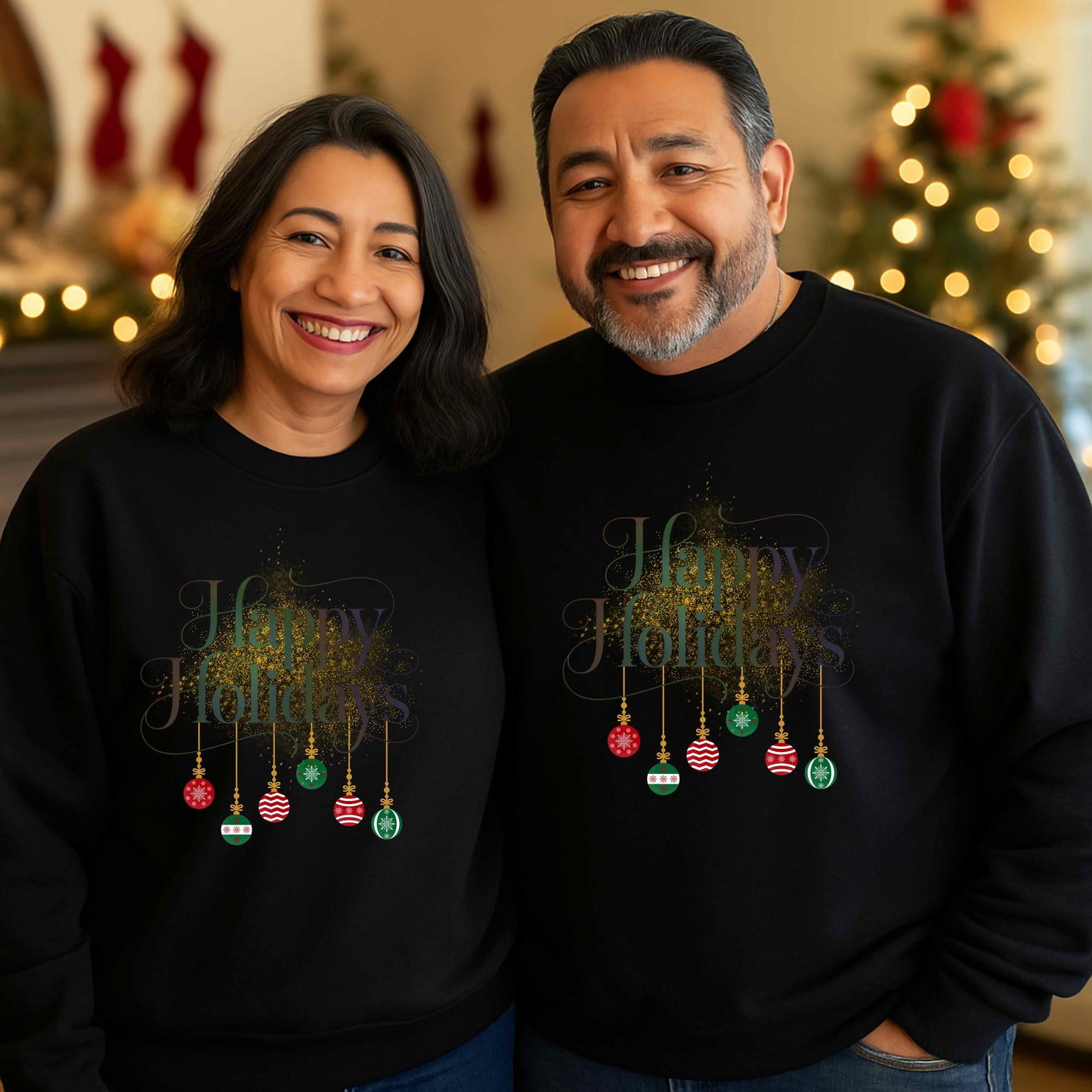 happy holiday balls.   Pullover Hoodie