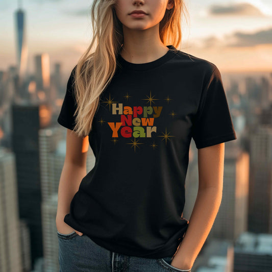 HAPPY NEW YEAR STARS  . T-Shirt