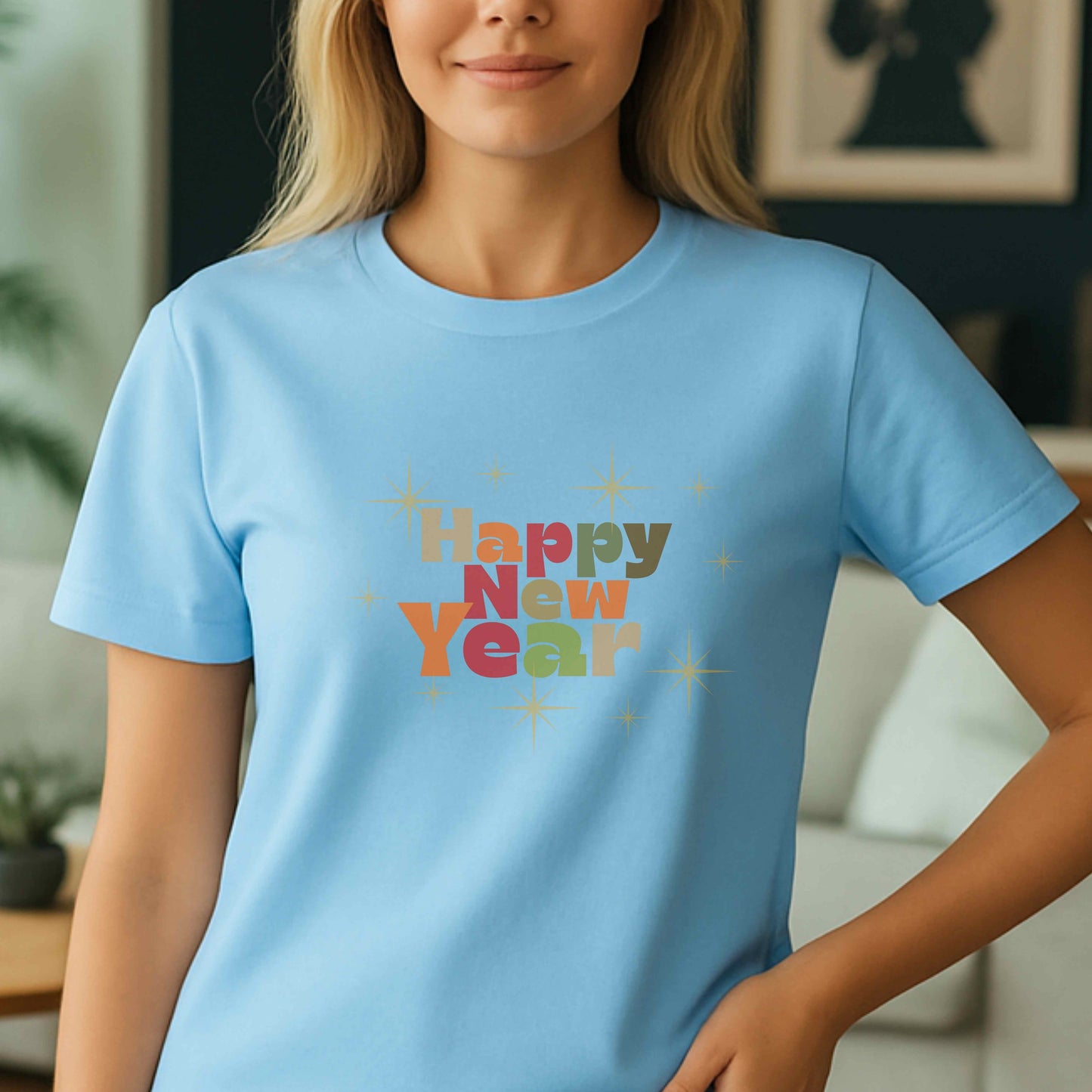 HAPPY NEW YEAR STARS  . T-Shirt