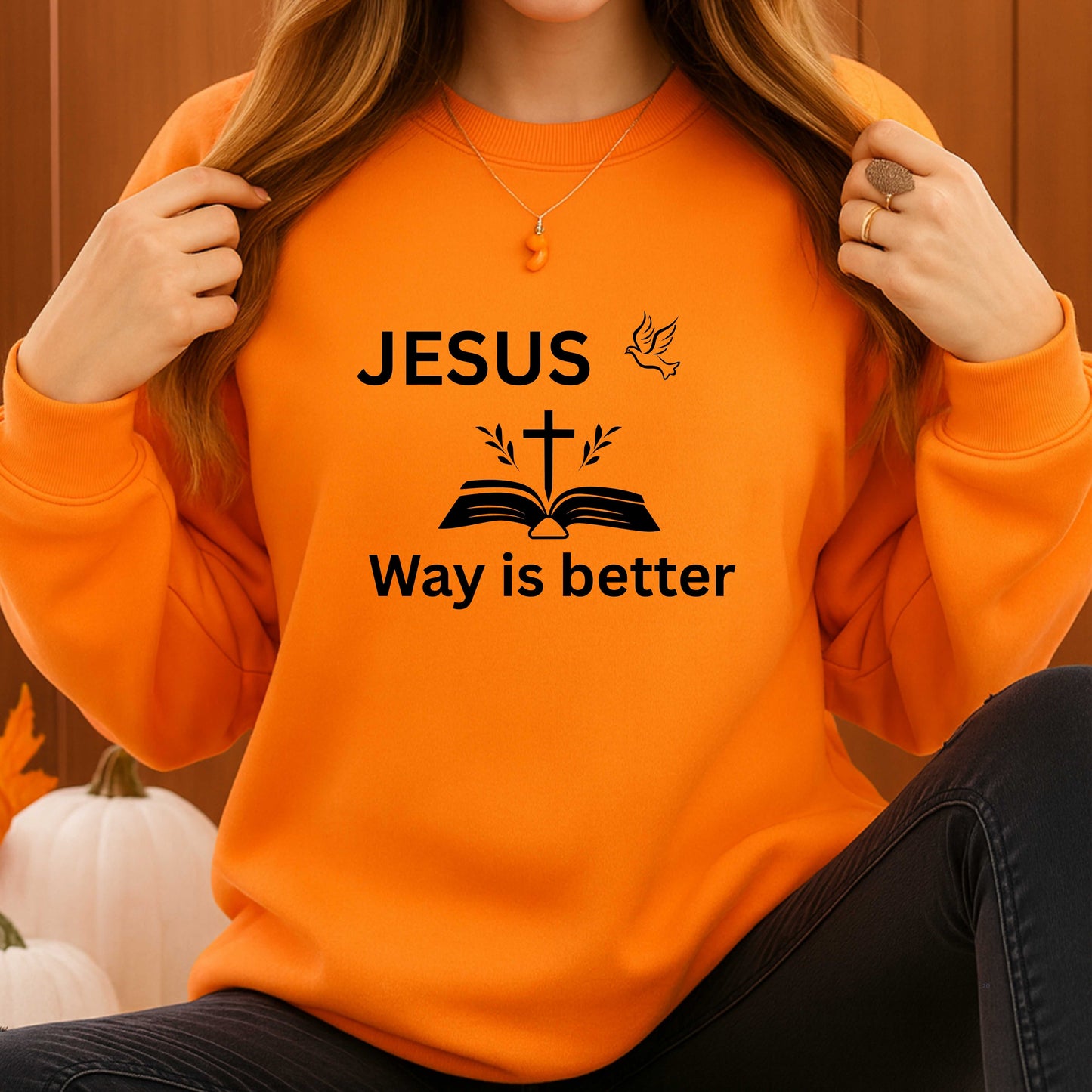 Jesus  way is better Pullover Hoodie