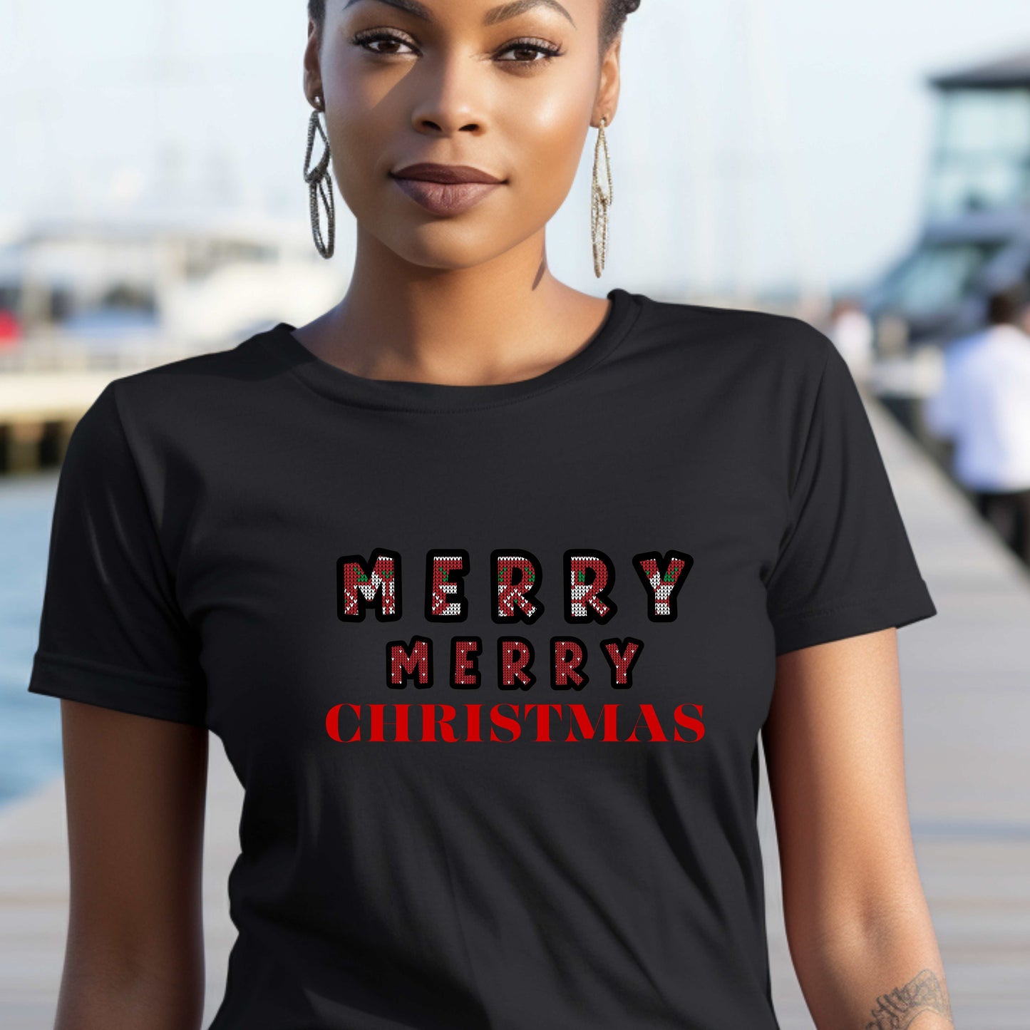MERRY MERRY CHRISTMAS.   T-Shirt