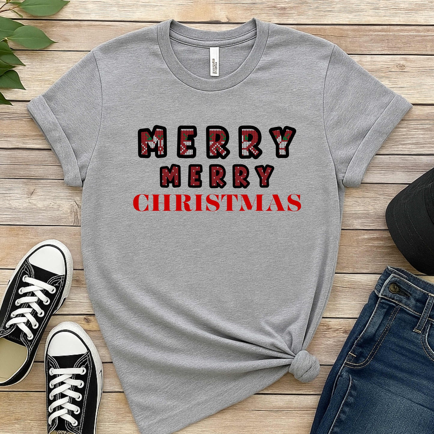 MERRY MERRY CHRISTMAS.   T-Shirt