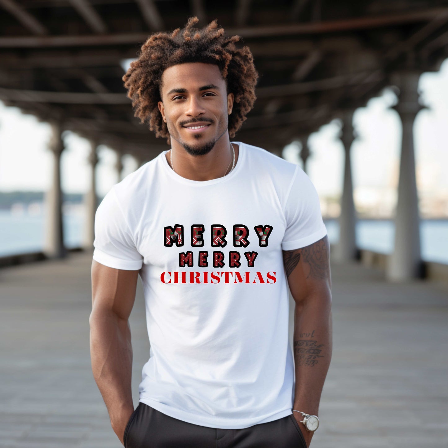 MERRY MERRY CHRISTMAS.   T-Shirt