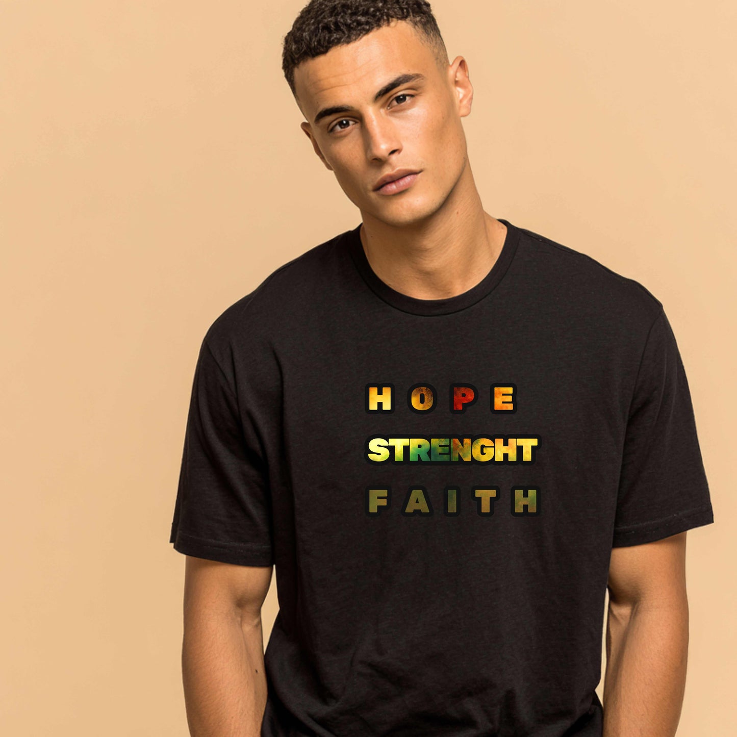 MLK  HOPE, STRENGHT, FAITH. T-Shirt