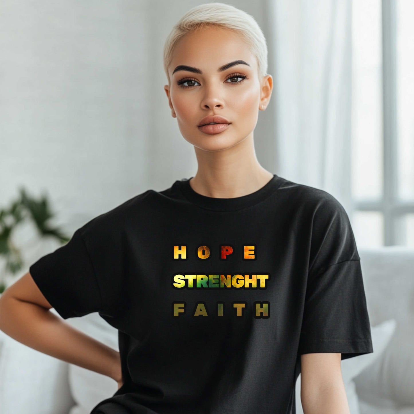 MLK  HOPE, STRENGHT, FAITH. T-Shirt