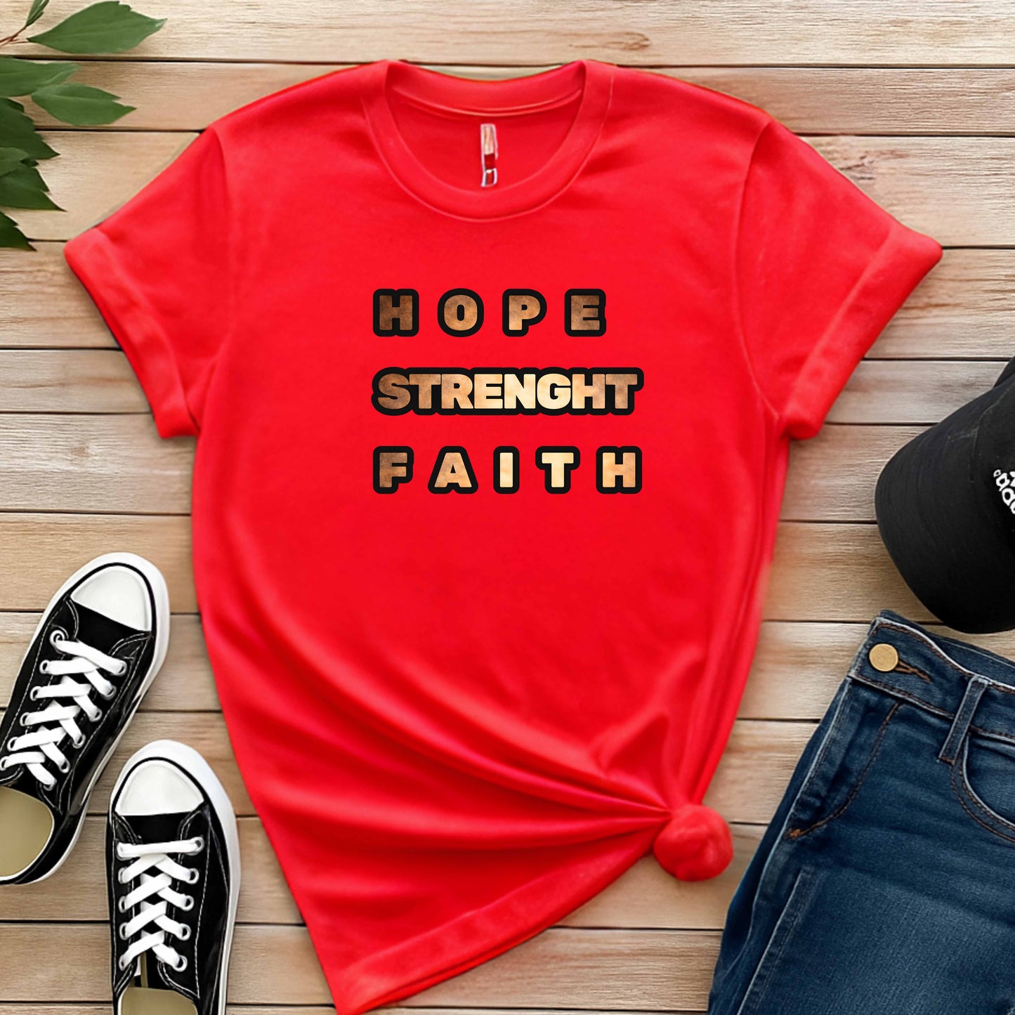 MLK HOPE, STRNGHT, FAITH. T-Shirt