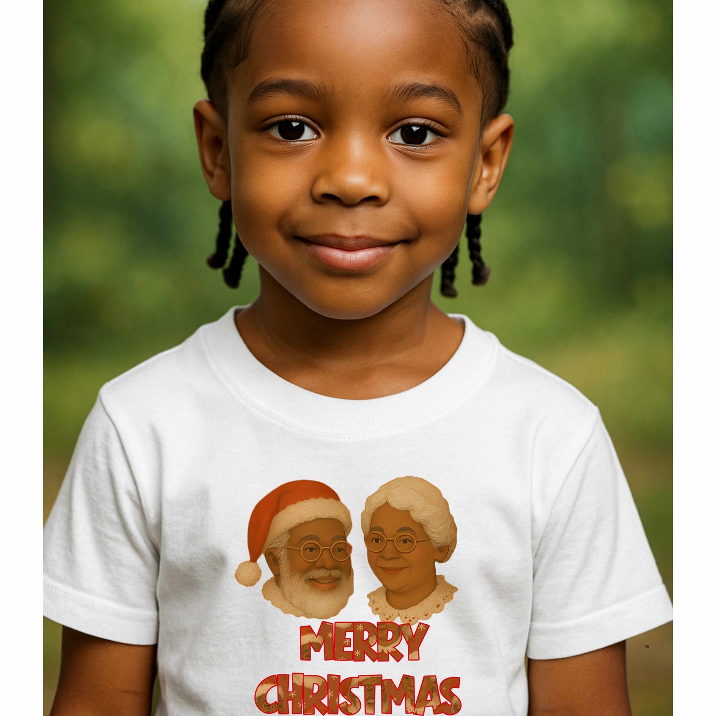mr & mrs clause  100% Cotton T-Shirt