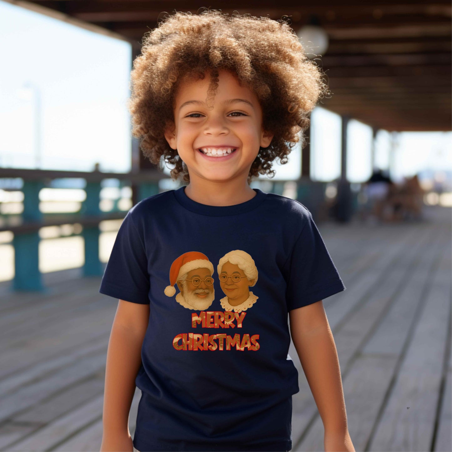 mr & mrs clause  100% Cotton T-Shirt