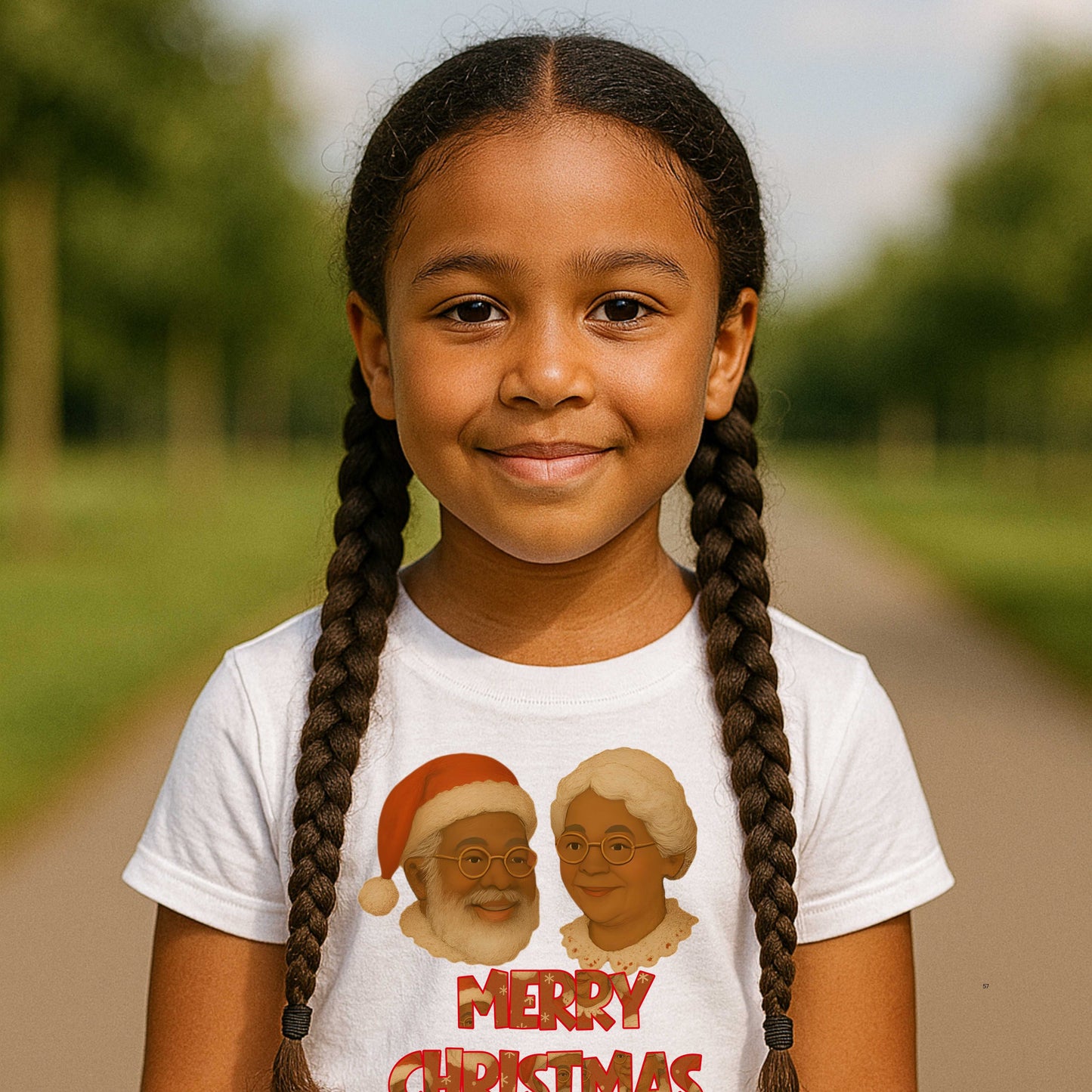 mr & mrs clause  100% Cotton T-Shirt