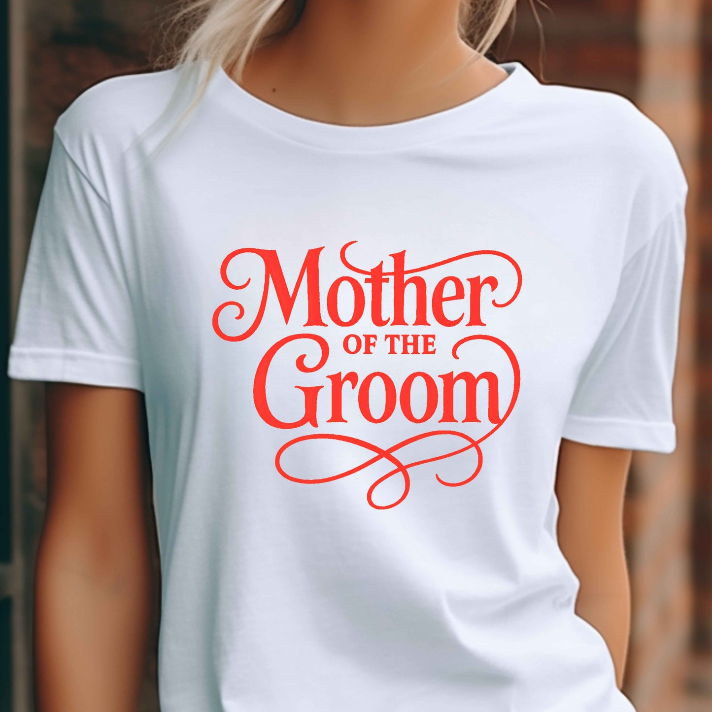 Mother of the groom  front and back  Gildan 5.3 oz. T-Shirt