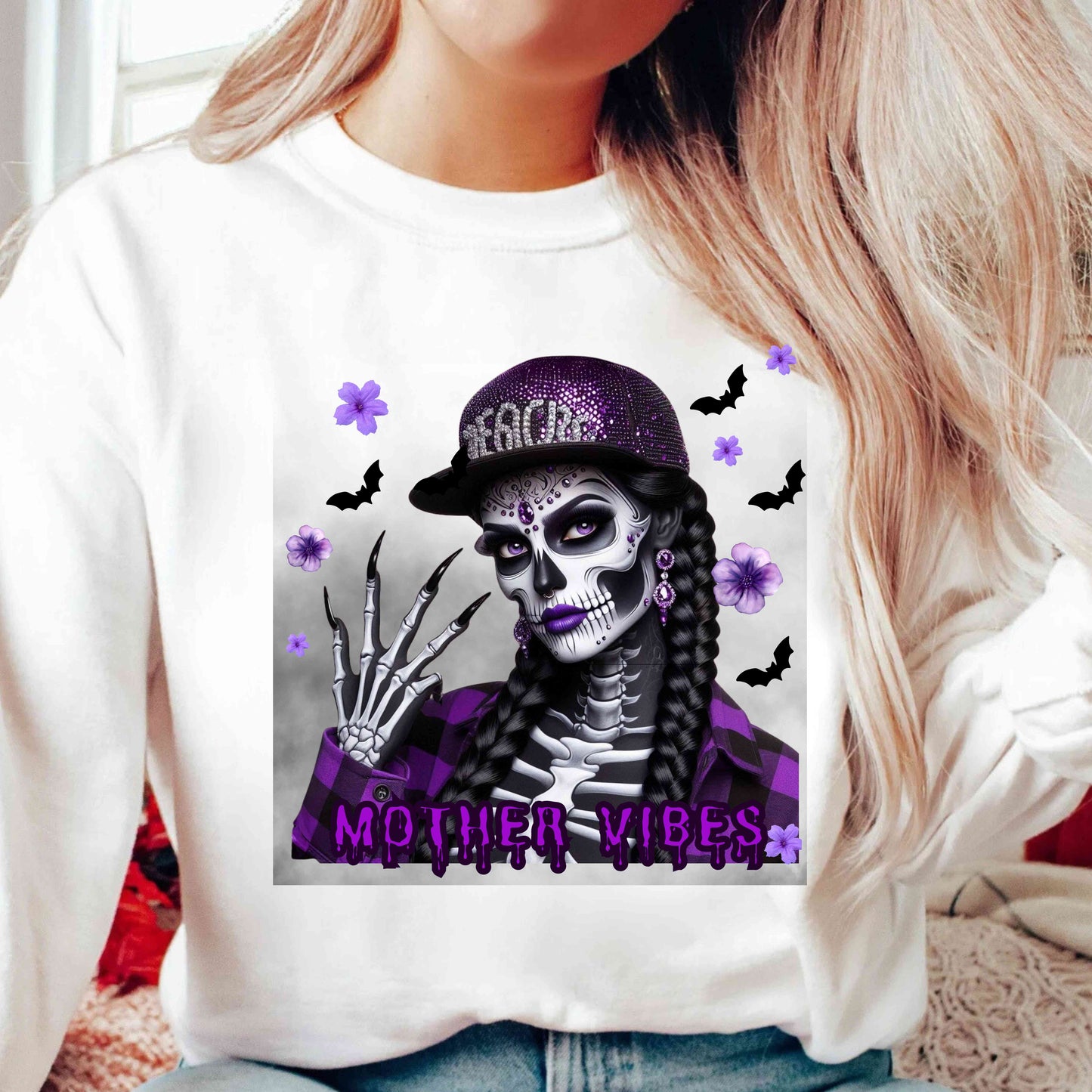 Skelton mother vibes.  Halloween. T-Shirt