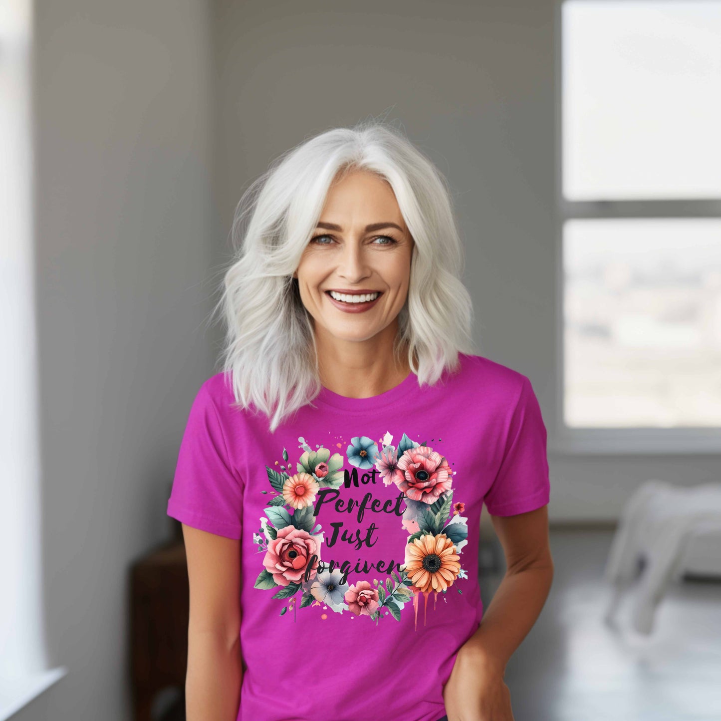 Not perfect just forgiven.  Shirt