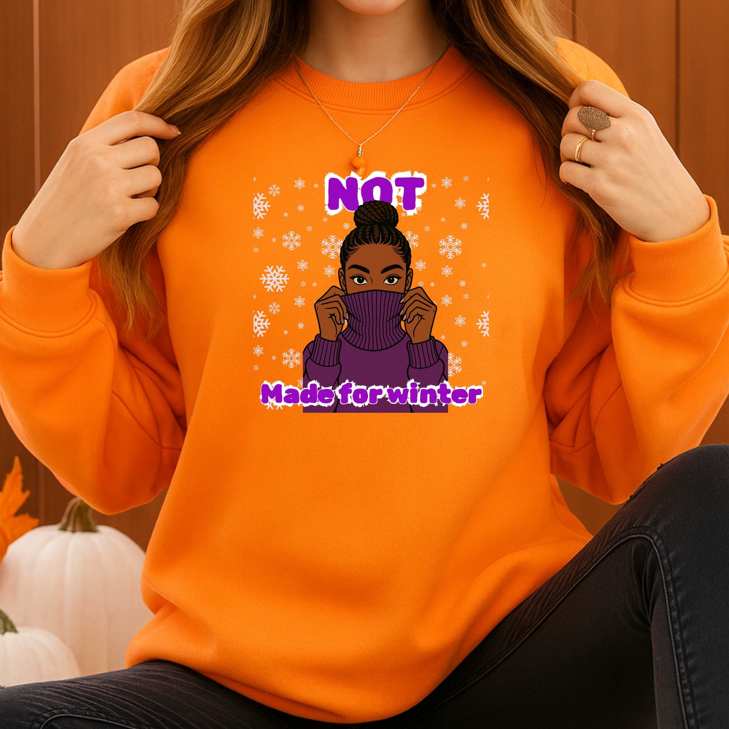 NOT MADE FOR WINTER  Pullover Hoodie