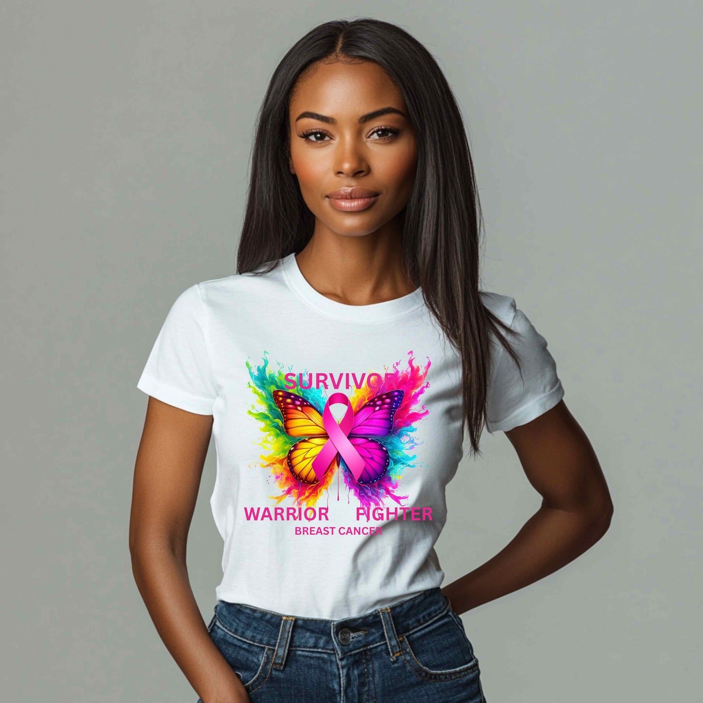 Survivor breast cancer. T-Shirt