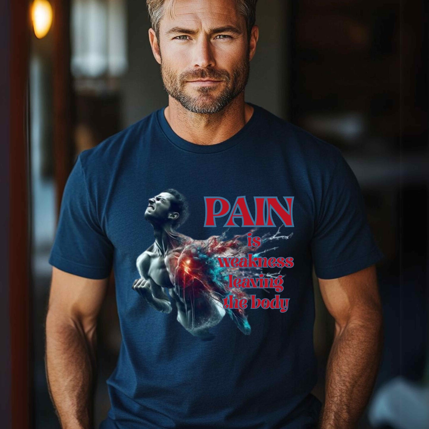 Pain is weakness leaving the body. T-Shirt