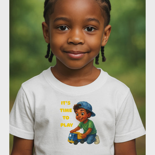 IT'S TIME TO PLAY   Youth  T-Shirt