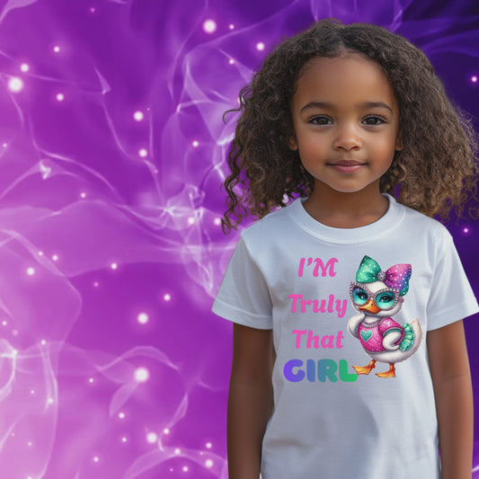 TRULY THAT GIRL. 100% Cotton T-Shirt