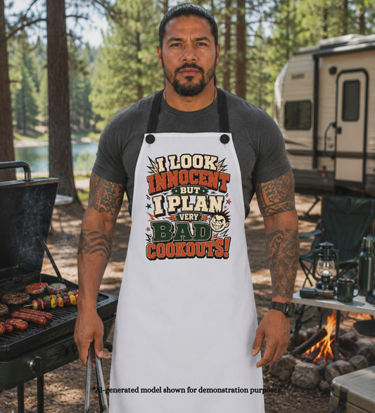I LOOK INNOCENT BUT I PLAN VERY BAD COOKOUTS! T-Shirt