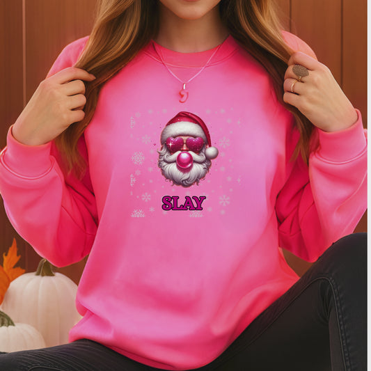Slay Santa   Pullover Hoodie
