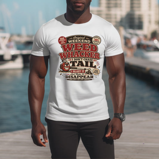 ORIGINAL WEENEND WEED WHACKER, I DON'T CHASE TAIL I BLAST IT. T-Shirt