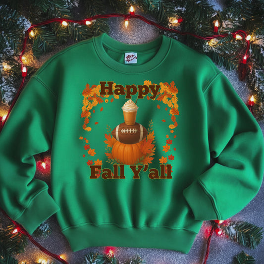 HAPPY FALL YALL  Pullover Hoodie