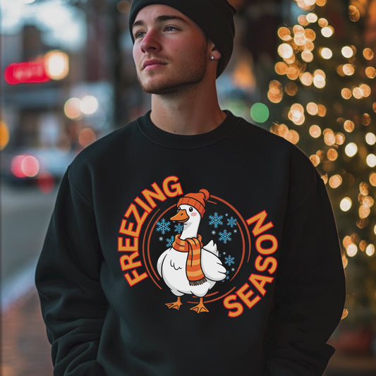 FREEZING DUCK SEASON   Pullover Hoodie