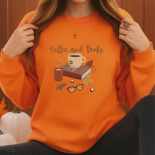 COFFEE & BOOKS   Pullover Hoodie
