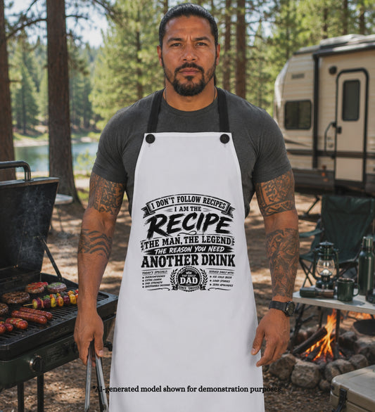 I DON;T FOLLOW RECIPES  I AM THE RECIPE  THE MAN THE LEGEND  THE REASON YOU NEED ANOTHER DRINK. T-Shirt