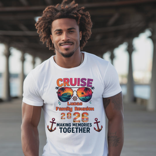 CUSTOMIZABLE SUNGLASSES FAMILY CRUISE. T-Shirt