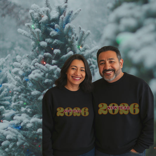 NEW YEAR 2026 Crewneck Pullover Sweatshirt
