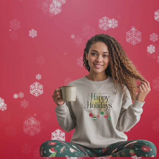 happy holiday balls.   Pullover Hoodie