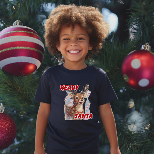 READY SANTA   Youth Pullover Hoodie