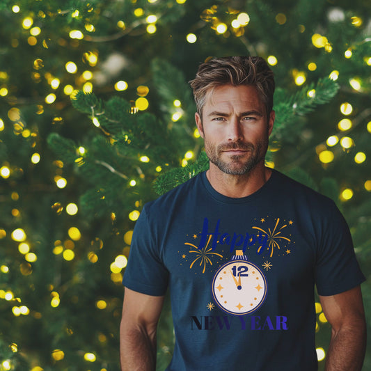 HAPPY NEW YEAR CLOCK. T-Shirt