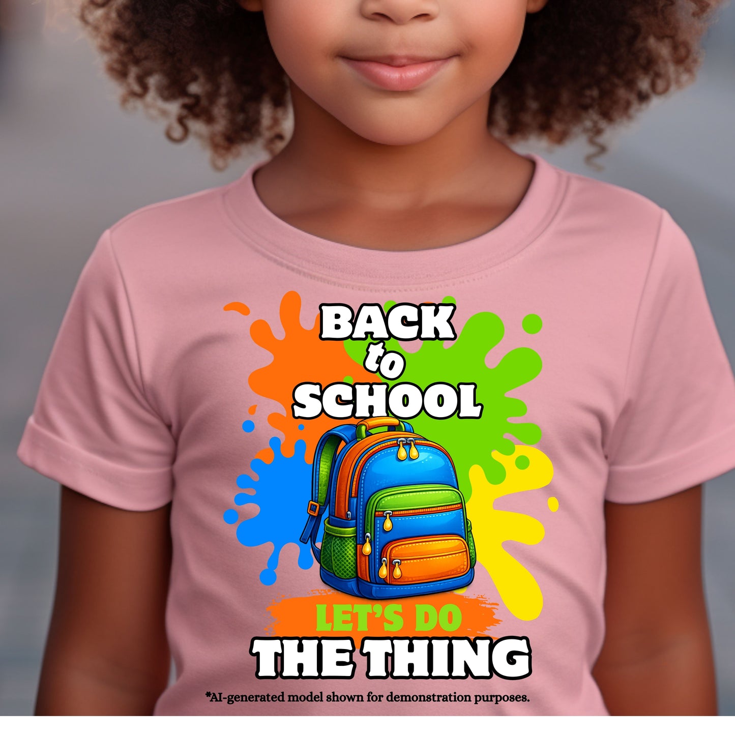 back to school let's do the thing.   100% Cotton T-Shirt