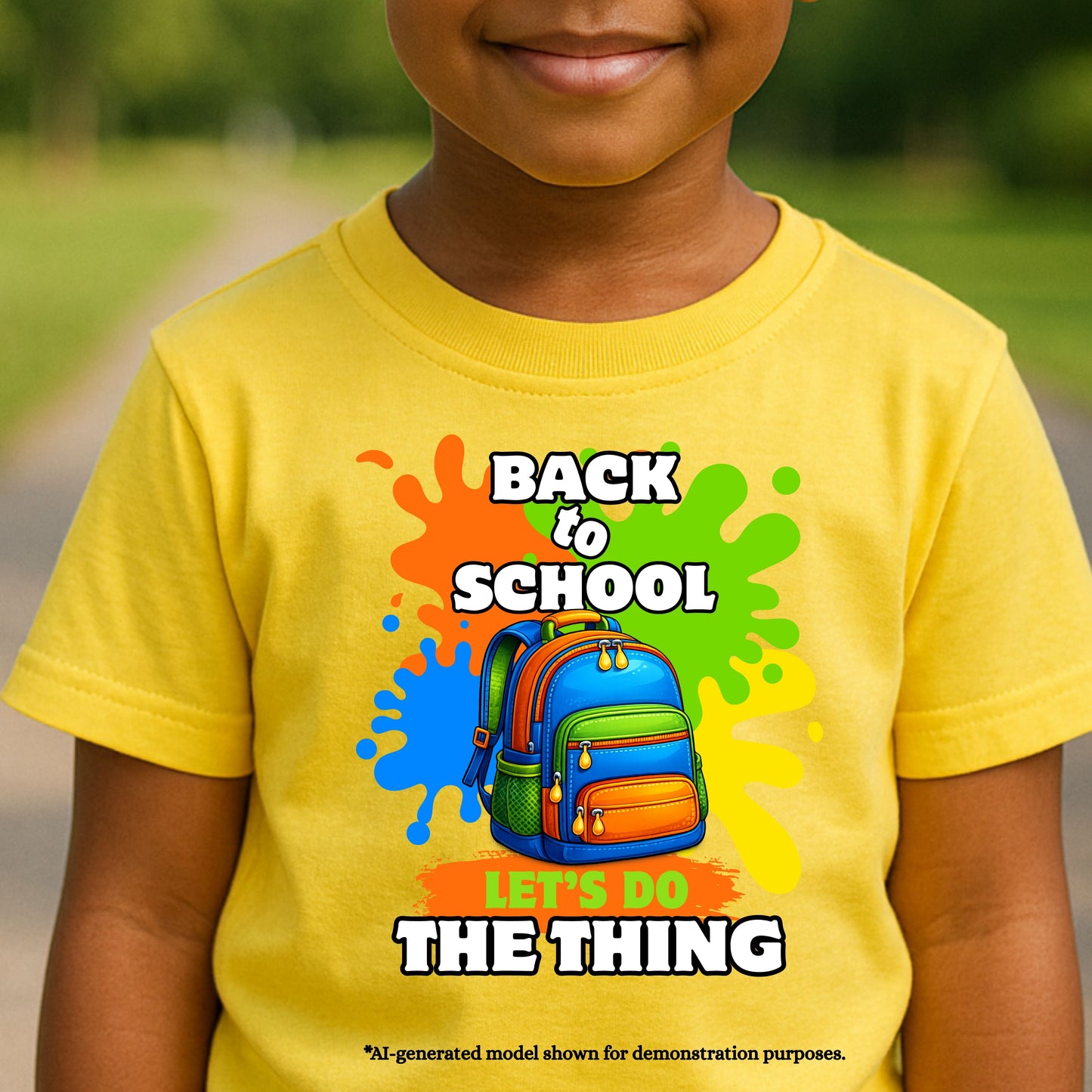 back to school let's do the thing.   100% Cotton T-Shirt