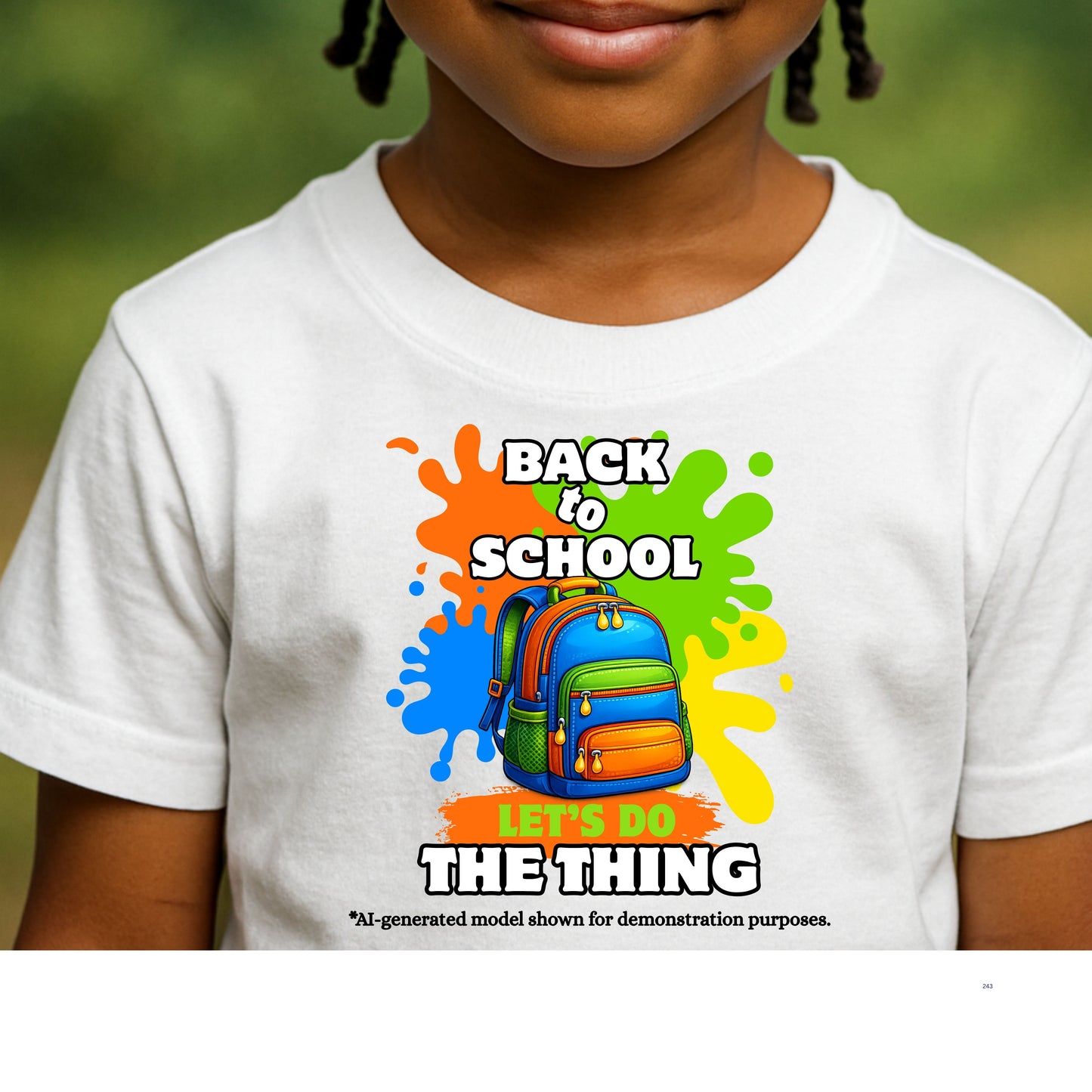 back to school let's do the thing.   100% Cotton T-Shirt