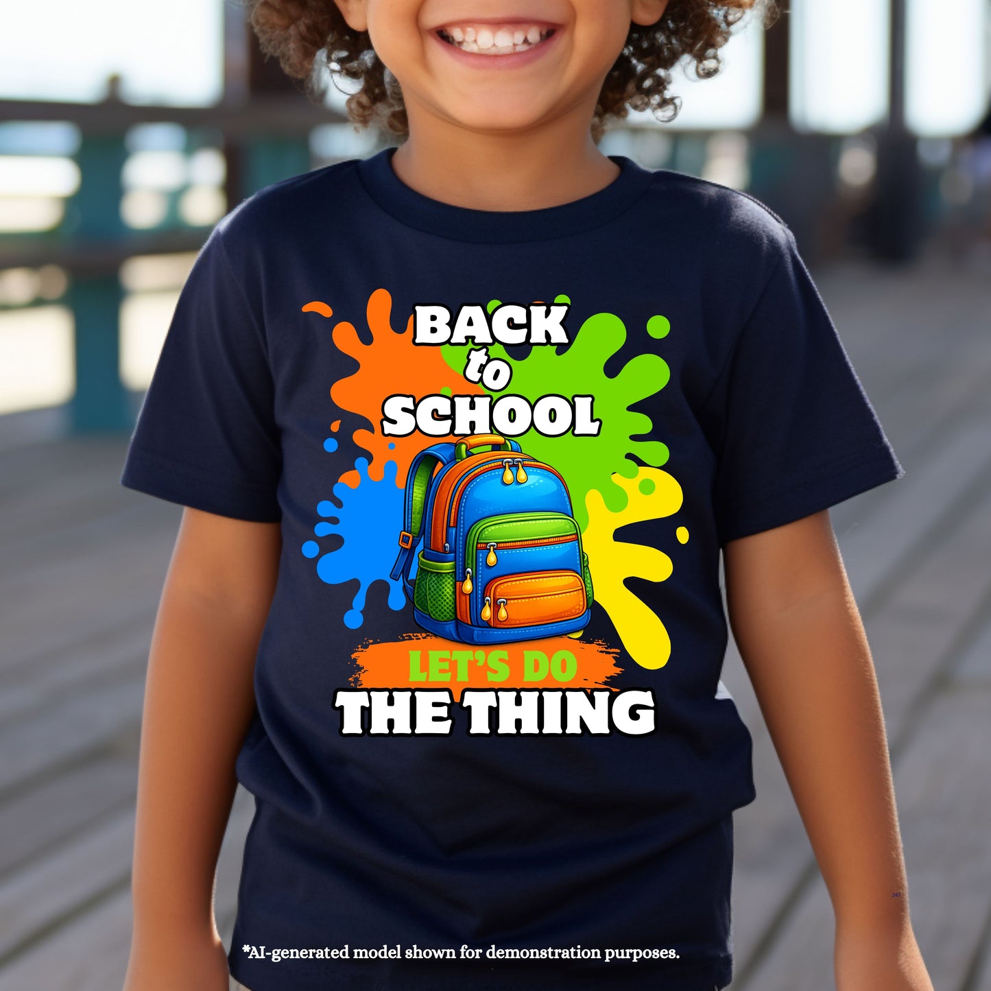 back to school let's do the thing.   100% Cotton T-Shirt