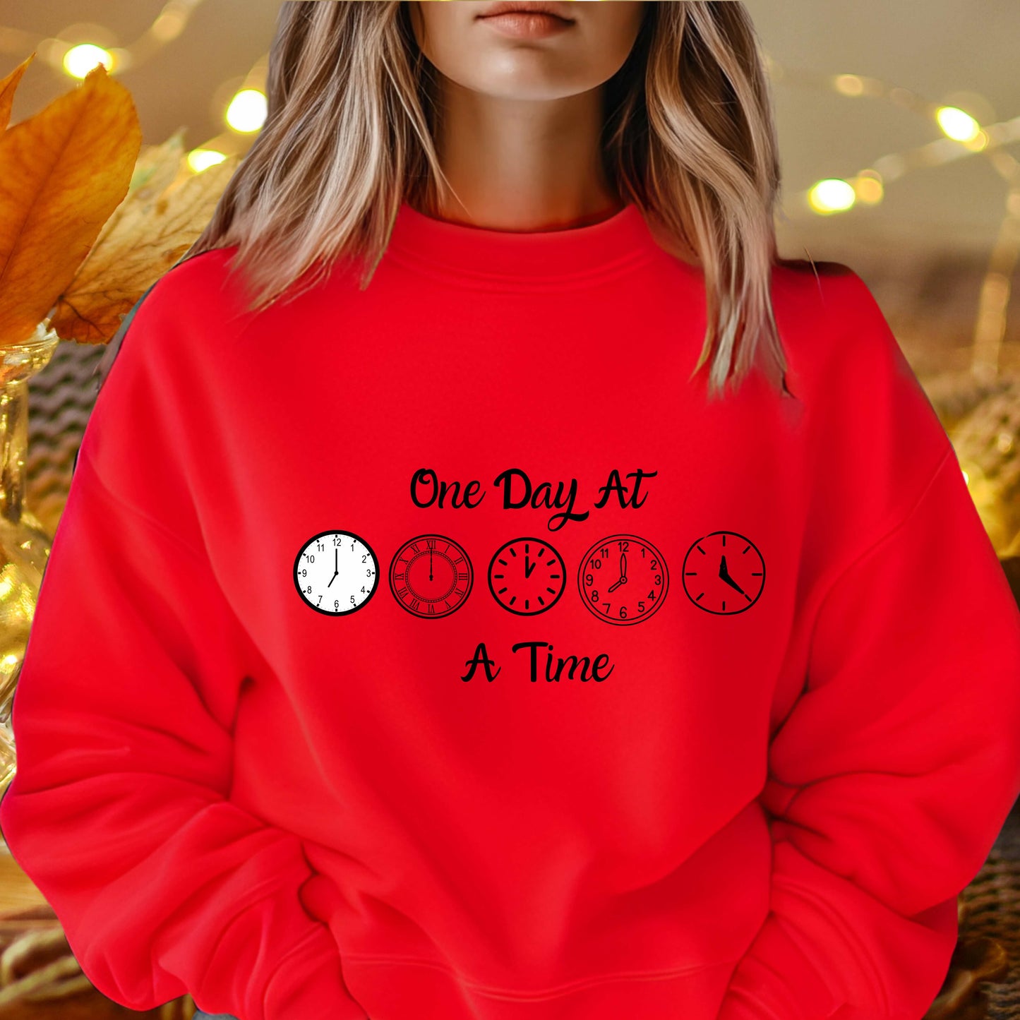 ONE DAY AT A TIME  Pullover Hoodie