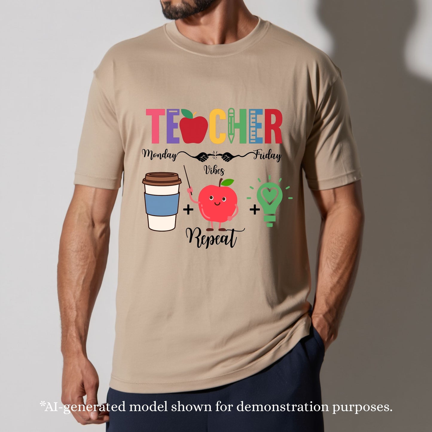 TEACHER MONDAY - FIDAY REPEAT, T-Shirt