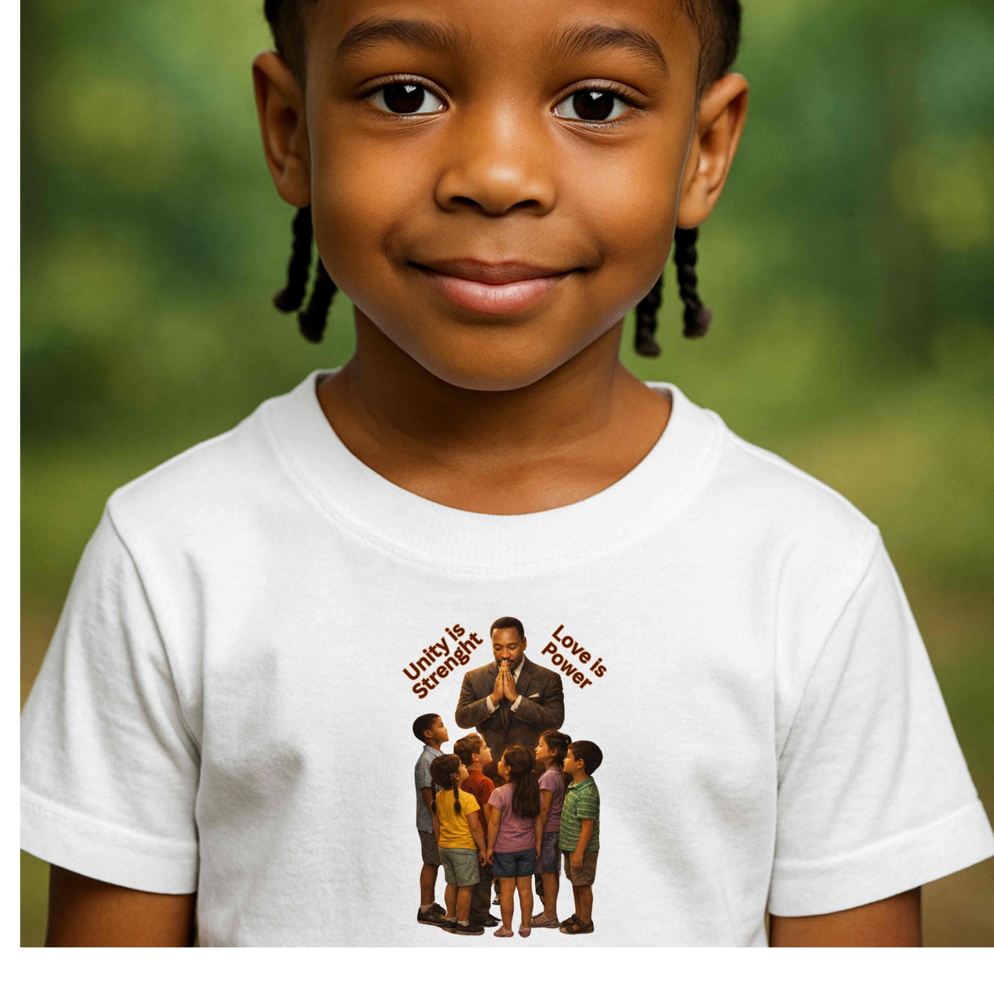 Martin Luther King unity    100% Cotton T-Shirt